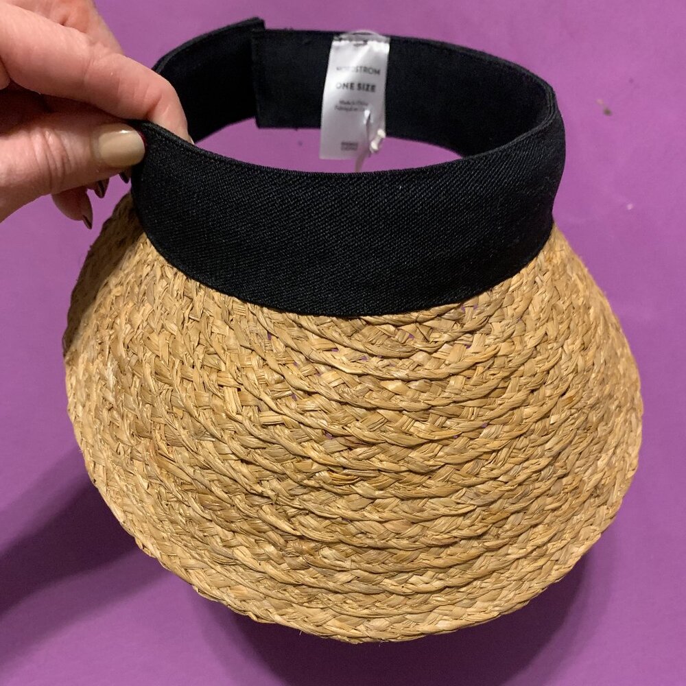 Nordstrom Straw Visor O/S